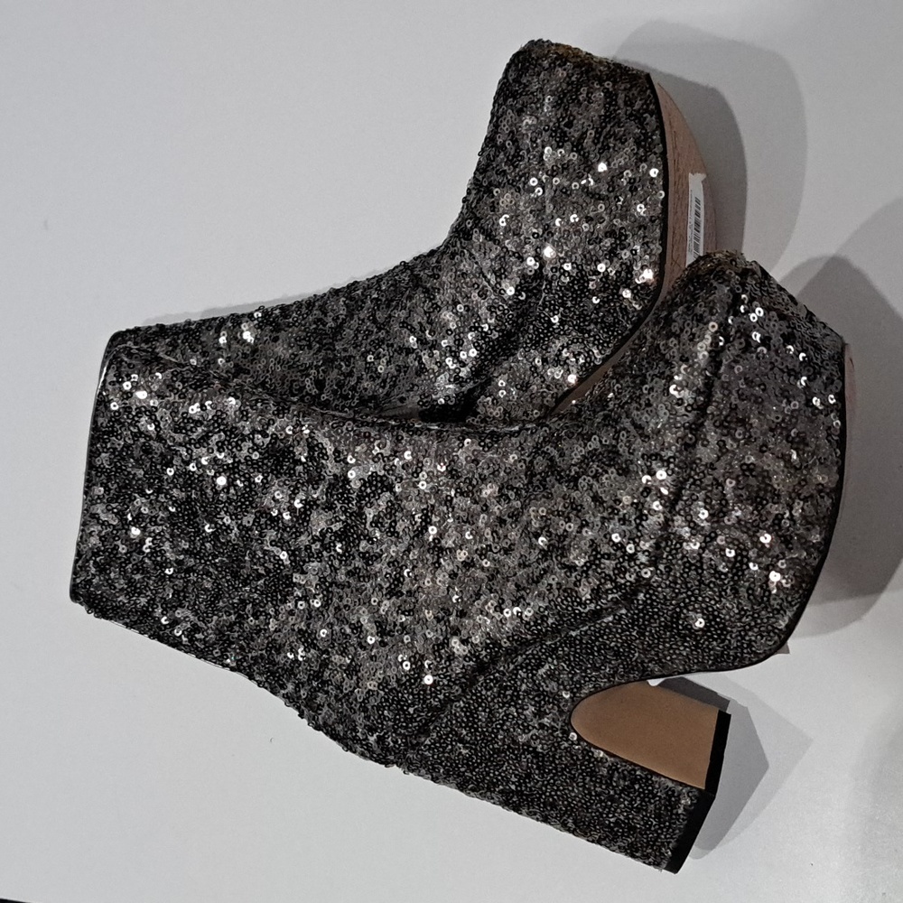 Circus NY Ilana Platform Sequin Booties - Picture 5 of 10